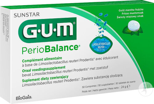 Sunstar Gum PerioBalance Frischer Minzgeschmack 30 Lutschtabletten