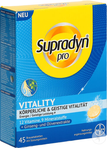 Supradyn Pro Vitality 45 Brausetabletten