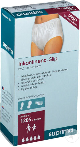 Suprima 1205 Slip-PVC Unisex Weiß T36