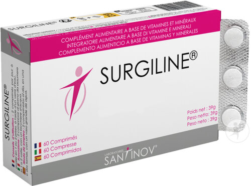 Santinov Surgiline Nahrungsergänzungsmittel Mit Vitaminen Und Mineralstoffen 60 Tabletten