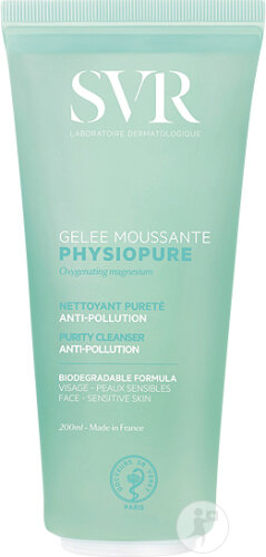 SVR Physiopure Schäumendes Gelee Anti-Umweltverschmutzung Tube 200ml