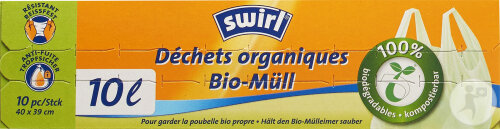 Swirl Bio-Müll Folienbeutel 10L 10 Stücke