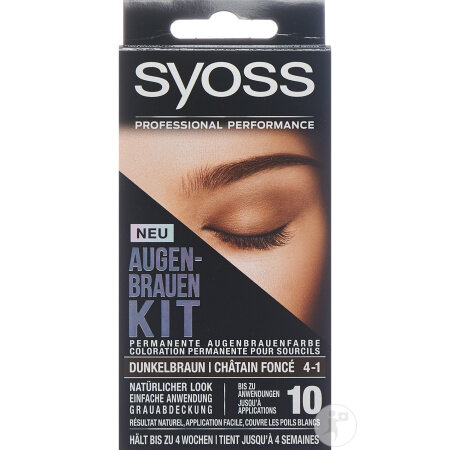 Syoss Augenbrauen-Kit Dunkelbraun 1 Kit