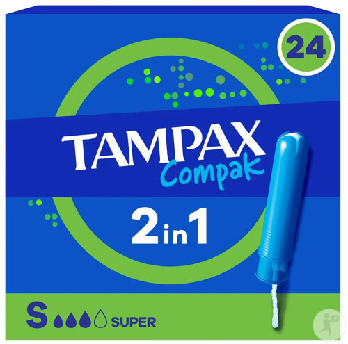 Tampax Compak Super Tampons 24 Stück
