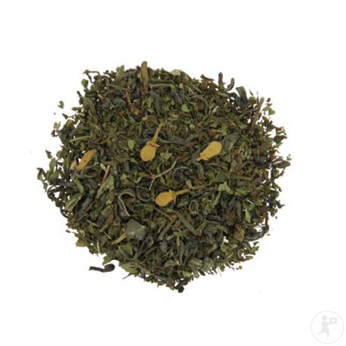 Teatower Marrakech Sunset Bio Grüner Tee Hauptaroma Minze Orangenblüte 100g-2