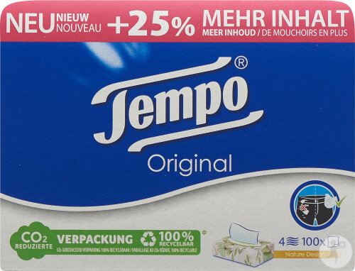 Tempo Taschentücher Box 100 Stück