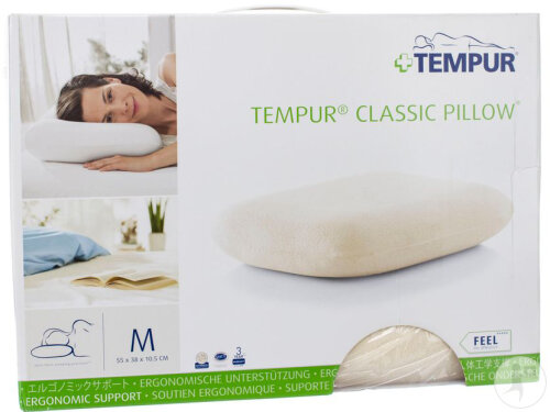 Tempur Schlafkissen Classic Standard Samtbezug 55x38x10,5cm Stück 1