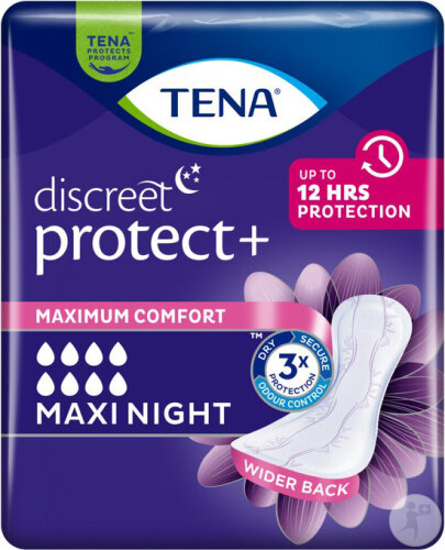 Tena Discreet Maxi Night Nacht Einlagen 12 Stück