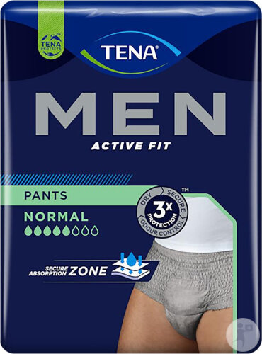 Tena Men Active Fit Pants Normal Inkontinenzunterwäsche Größe S-M 12 Stück