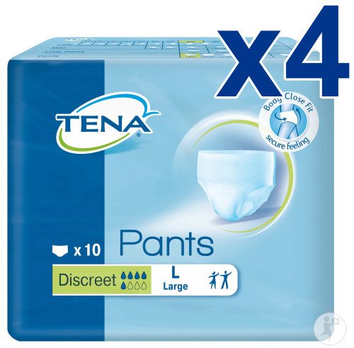 Tena Pants Discreet Large L 95-125cm Stück 4x10 (793300)