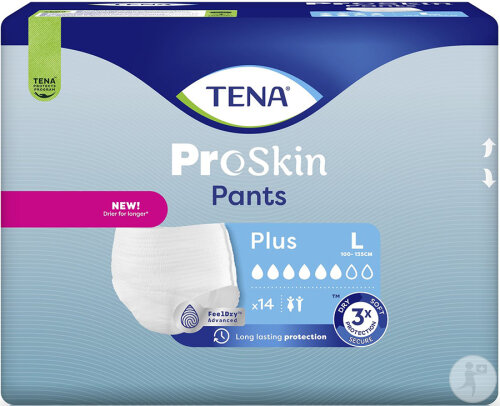 Tena Pants Plus L 100-135cm 14 Stück