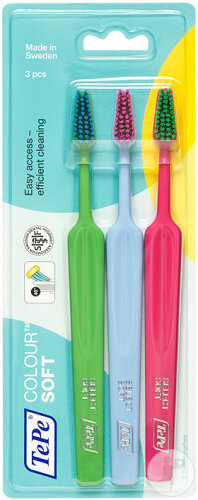 Tepe Colour Soft Zahnbürste 3 Stück