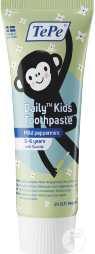 TePe Daily Kids Zahnpasta 3-6 Jahre Tube 75ml