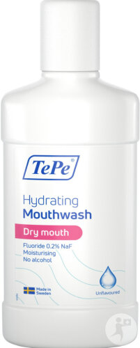 TePe Feuchtigkeitsspendende Mundspülung Ohne Aroma Trockener Mund 500ml