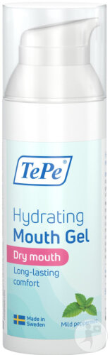 TePe Feuchtigkeitsspendendes Mundgel Sanfte Minze & Apfel 50ml