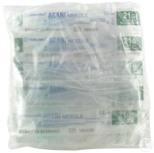Terumo Agani Nadel 21G 2 Rb Grün 10 Stück