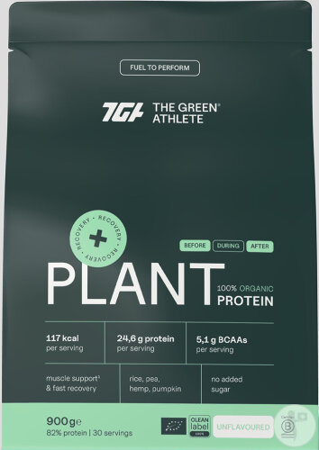 The Green Athlete Pflanzliches Protein Geschmacksneutral Bio Und Vegan 900g