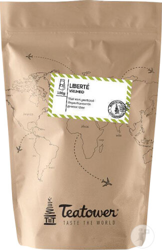 Thé Teatower Freiheit Grüner Tee Duft Mango/Rose 100g