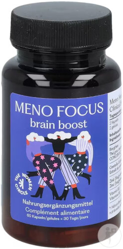The Women Circle Meno Focus Brain Boost Kapseln 60 Stück