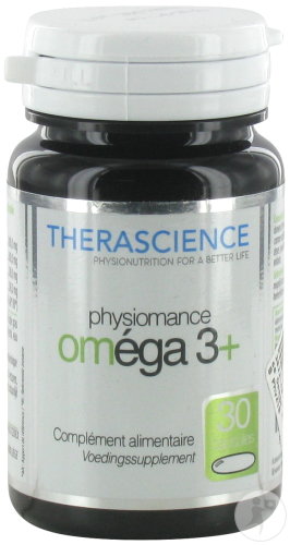 Therascience Physiomance Omega 3+ Nahrungsergänzung 30 Kapseln (Phy218)