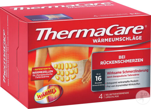ThermaCare Wärmeumschläge Bei Rückenschmerzen 4 Stück