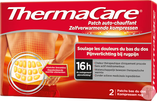 ThermaCare Selbsterwärmende Patch Rückenumschläge 8h Stück 2