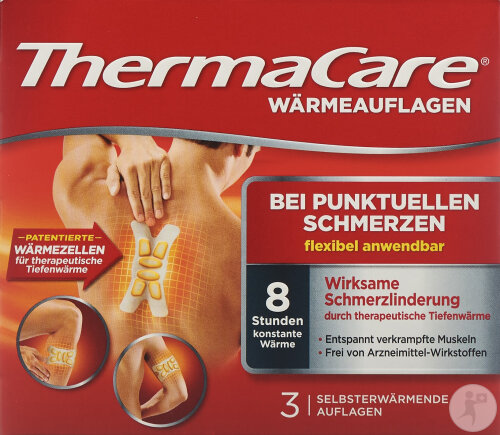Thermacare Wärmepflaster Punktueller Schmerz 3 Stück