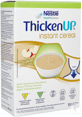 Nestle ThickenUp Instant Cereal Apfel-Haselnuss-Geschmack 450g
