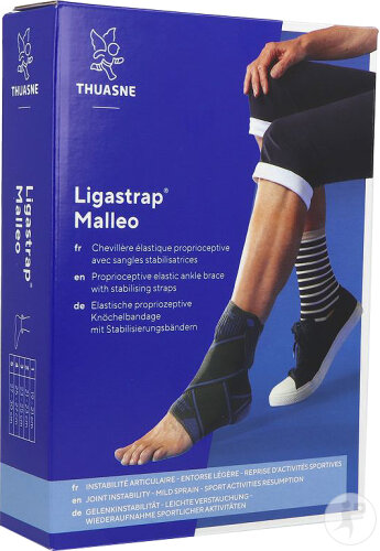 Thuasne Ligastrap Sprunggelenkbandage Grau T1 1 Stück