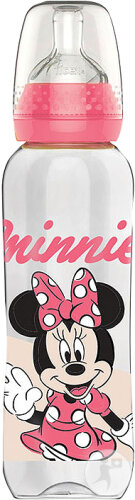 Tigex Air Control Babyflasche Schmaler Hals 330ml 6+ Monate Minnie 3‑Stufen 1 Stück
