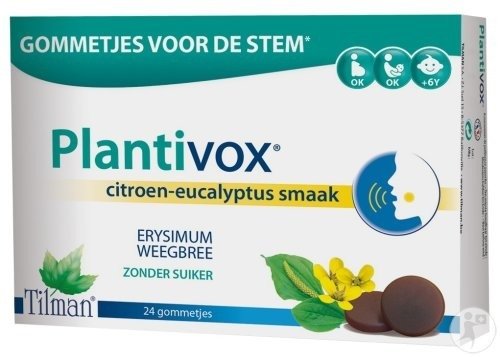 Tilman Plantivox Zitronen- Und Eukalyptusgeschmack 24 Lutschbonbons
