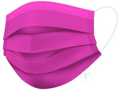 Timask Medizinische Einwegmaske Typ IIR Fuchsia 20 Stück