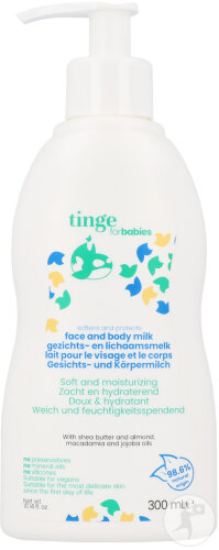 Tinge Baby Gesichts- Und Körpermilch Pumpflasche 300ml