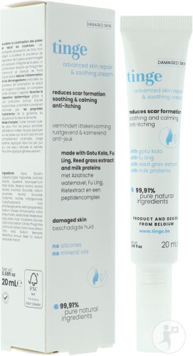 Tinge Erweiterte Beruhigende Und Reparierende Creme Kanülen-Tube 20ml