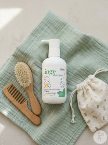 Tinge Shampoo Baby Flasche 200ml-4