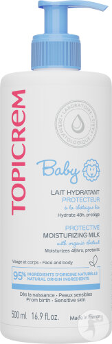 Topicrem Baby Feuchtigkeitsspendende Schutzmilch 500ml