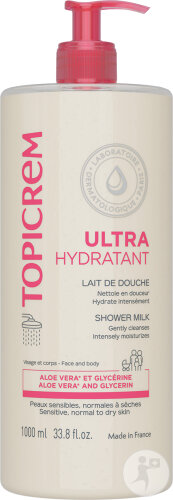 Topicrem Ultra Feuchtigkeitsspendende Duschmilch Flakon 1l