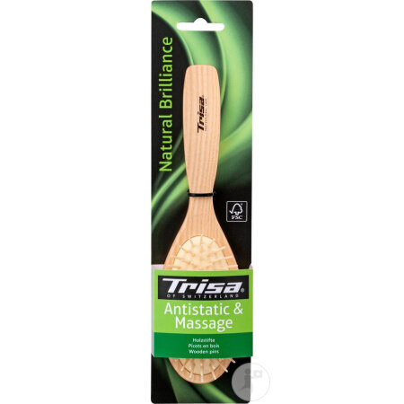 Trisa Natural Brilliance Gummibürste Holzstifte 1 Stück