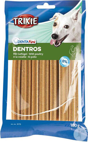 Trixie Denta Fun Dentros Mit Geflügel Stück 7x180g