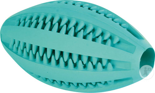 Trixie Denta Fun Rugby Mint Naturgummi 11cm 1 Stück