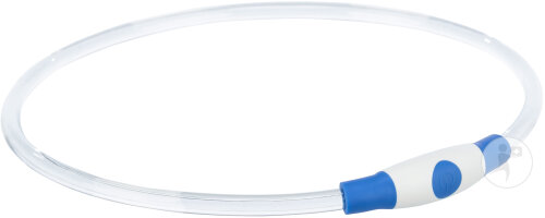 Trixie USB Flash-Leuchtring S-M 40cm/Ø 8mm Blau 1 Stück