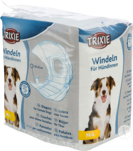 Trixie Windeln Für Hündinnen Größe M-L 36-52cm 12 Stück