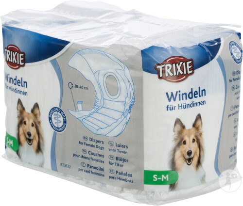 Trixie Windeln Für Hündinnen Größe S-M 28-40cm 12 Stück