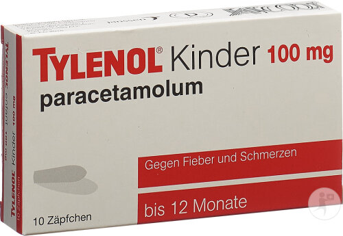Tylenol Kinder Zäpfchen 100mg 10 Stück