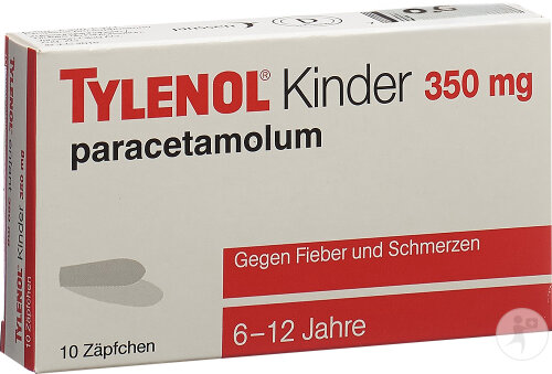 Tylenol Kinder Zäpfchen 350mg 10 Stück