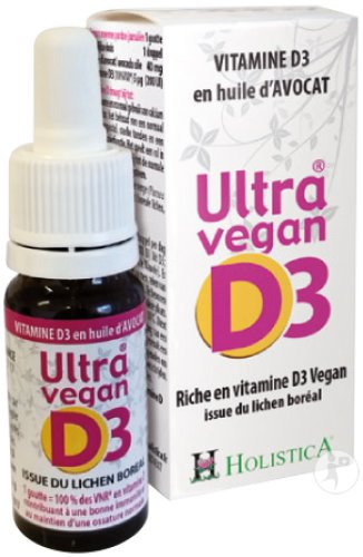 Bioholistic Ultra Vegan D3 Tropfflasche 8ml