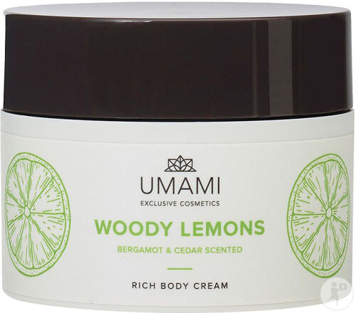 Umami Woody Lemons Bergamotte Und Zitrone Körpercreme Tiegel 250ml