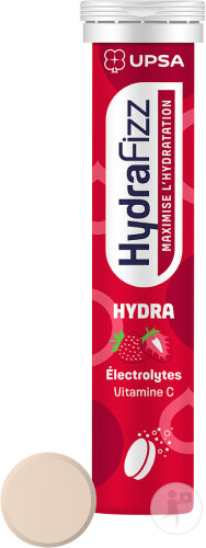 Upsa Hydrafizz Hydra +Erdbeer 16 Brausetabletten