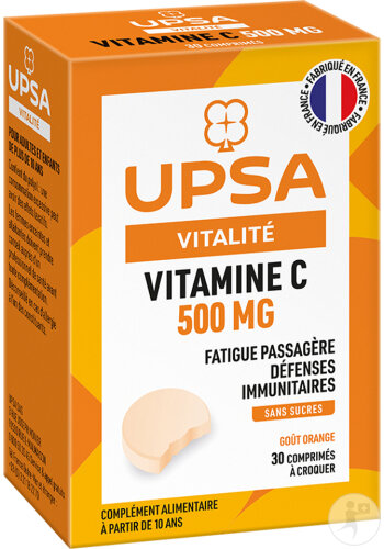 UPSA Vitamin C 500mg 30 Kautabletten