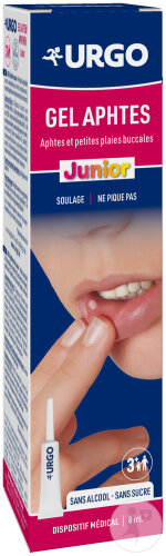 Urgo Junior Aphthen Gel Schnelle Behandlung Von Aphthen Und Kleinen Mundwunden Ab 3 Jahren 8ml